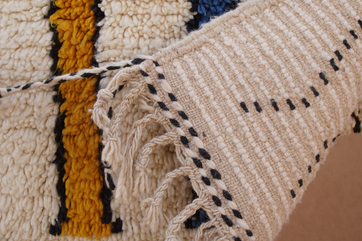 CONTEMPORARY AZILAL RUG- HANDWOVEN MOROCCAN WOOL RUG