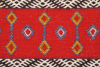AKHNIF THREE TECHNIQUE RUG - FLAT WEAVE BERBER WOOL RUG