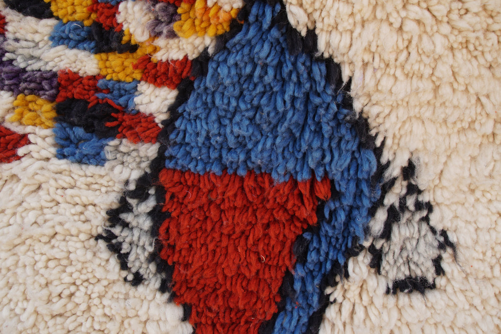 CONTEMPORARY AZILAL RUG- HANDWOVEN MOROCCAN WOOL RUG