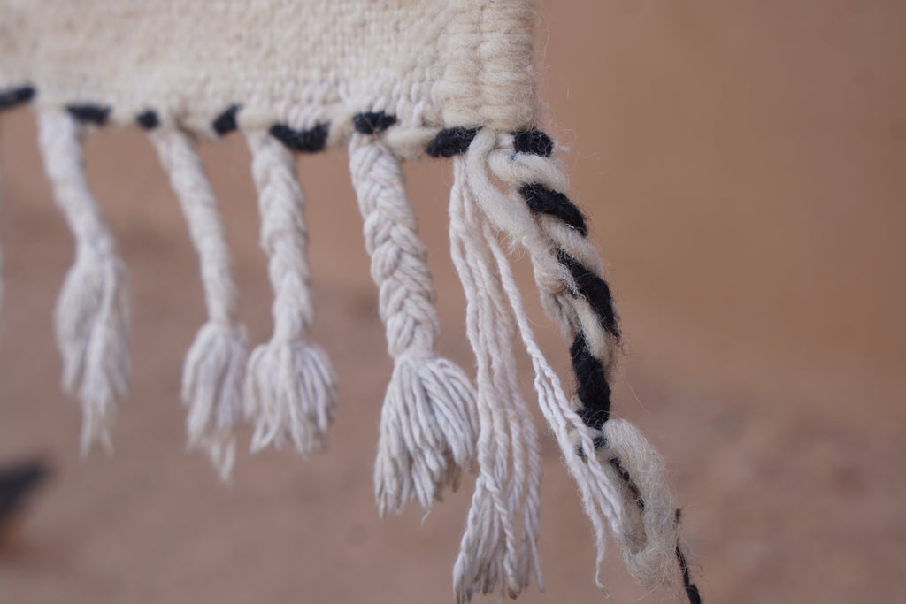 CONTEMPORARY BENI OURAIN RUG- MOROCCAN WOOL BERBER CARPET