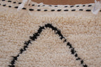 BENI OURAIN RUNNER RUG- HANDWOVEN MOROCCAN WOOL BERBER CARPET