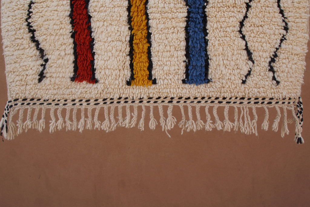 CONTEMPORARY AZILAL RUG- HANDWOVEN MOROCCAN WOOL RUG
