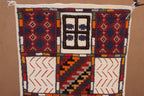 MOSAIC BERBER PICASSO RUG- HANDWOVEN TAZNAKHT WOOL CARPET