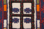 MOSAIC BERBER PICASSO RUG- HANDWOVEN TAZNAKHT WOOL CARPET