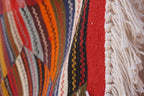 MOROCCAN BERBER PICASO HANDMADE FLATWEAVE RUG