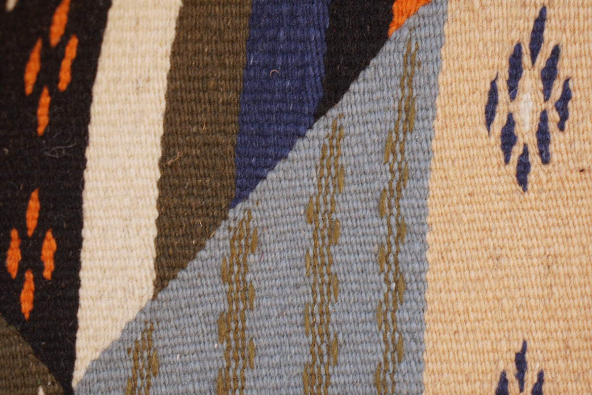 MOSAIC TAZNAKHT RUG - BERBER PICASO MOROCCAN WOOL CARPET