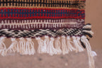 AKHNIF THREE TECHNIQUE RUG - FLAT WEAVE BERBER WOOL RUG