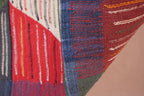 BERBER PICASO RUG- ABSTRACT FLAT WEAVE WOOL CARPET