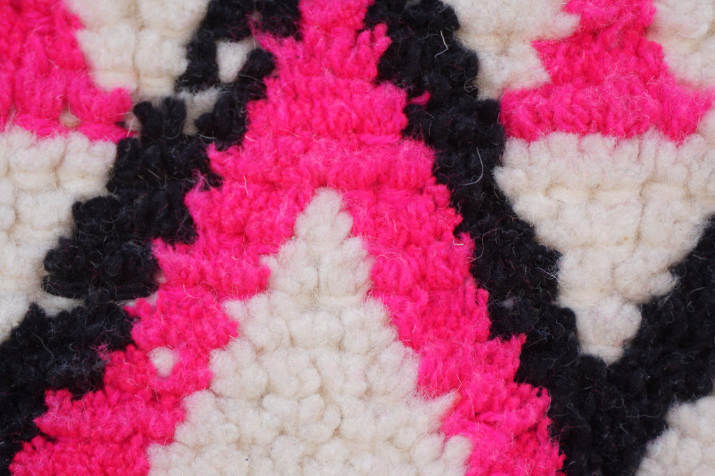 CONTEMPORARY BENI OURAIN RUG- MOROCCAN WOOL BERBER CARPET