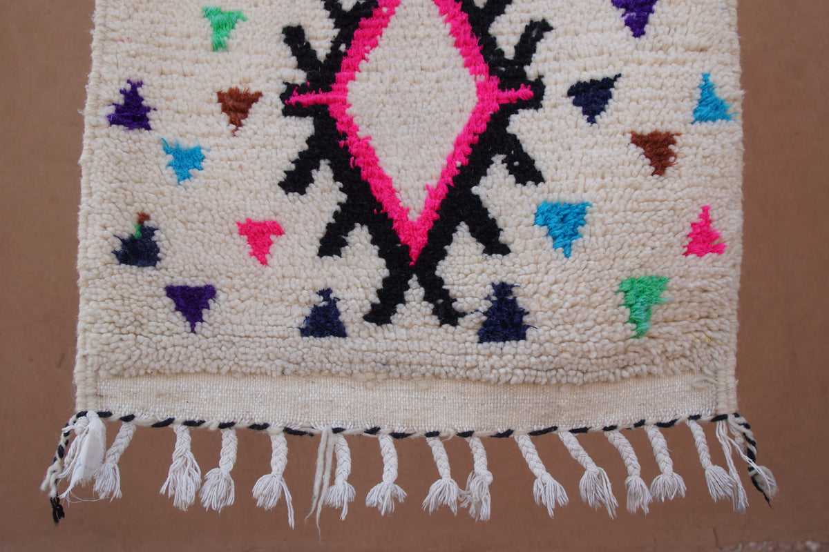 CONTEMPORARY BENI OURAIN RUG- MOROCCAN WOOL BERBER CARPET