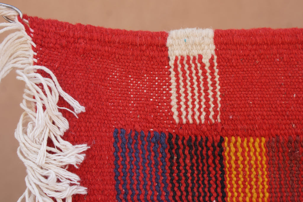 MOROCCAN BERBER PICASO HANDMADE FLATWEAVE RUG