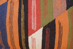 MOROCCAN BERBER PICASO FLATWEAVE RUG- HANDMADE AMAZIGH