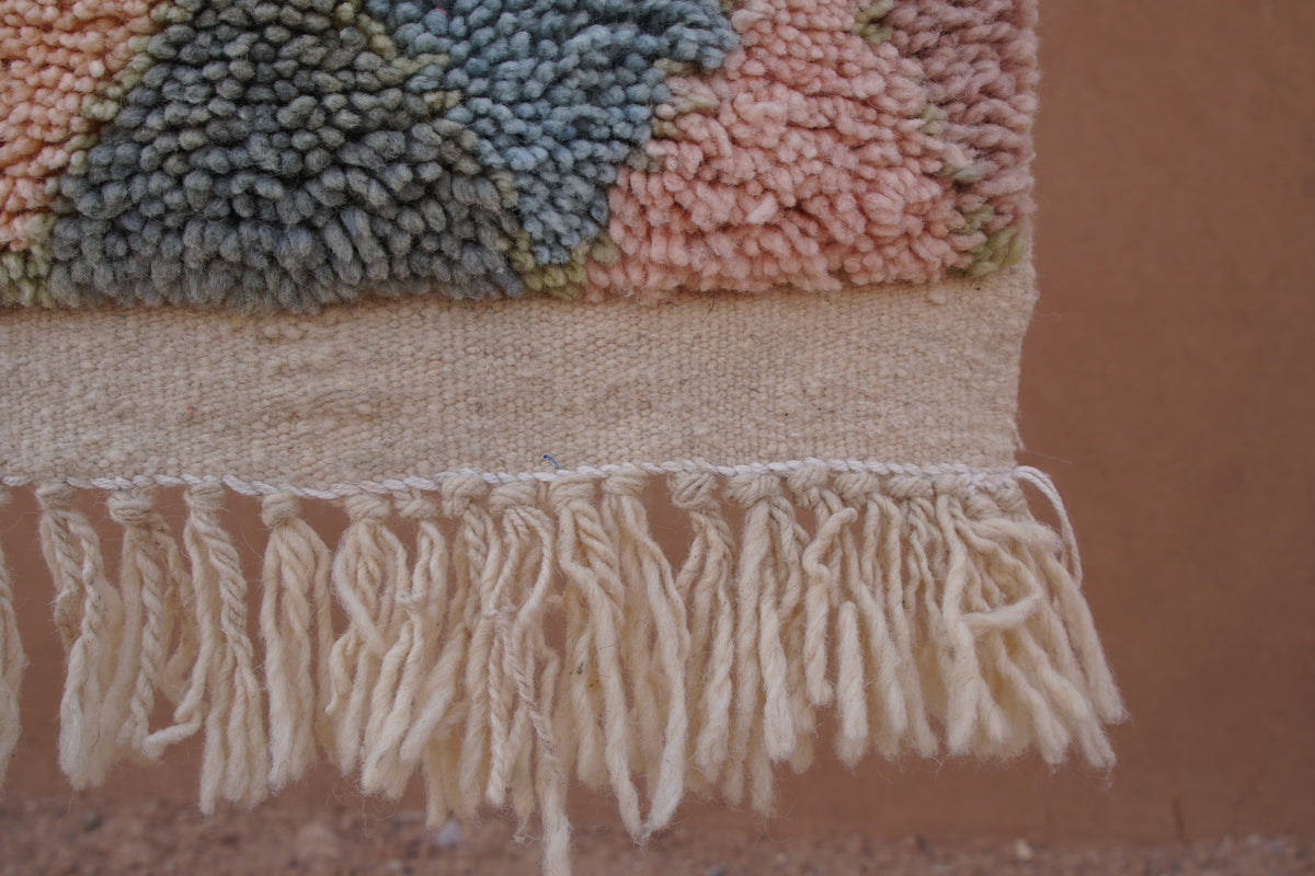 CONTEMPORARY BENI OURAIN RUG- HANDWOVEN MODERN BERBER WOOL RUG