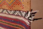 AKHNIF THREE TECHNIQUE RUG - FLAT WEAVE BERBER WOOL RUG