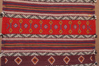AKHNIF THREE TECHNIQUE RUG - FLAT WEAVE BERBER WOOL RUG
