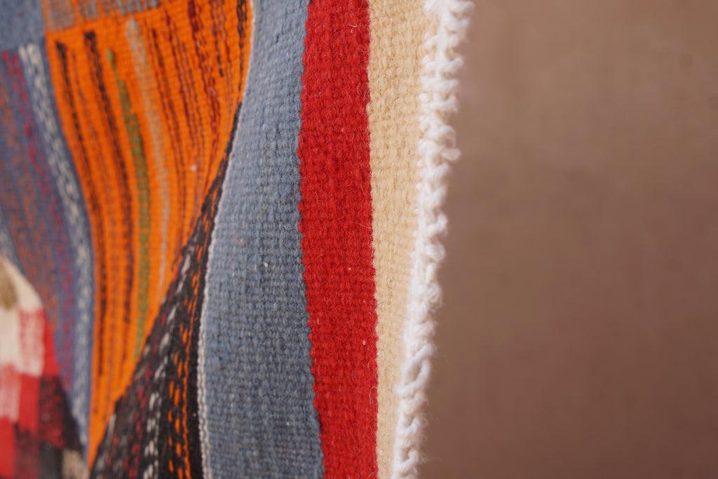 HANDMADE MOROCCAN PICASO RUNNER RUG
