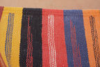 MOROCCAN BERBER PICASO FLATWEAVE RUG- HANDMADE AMAZIGH