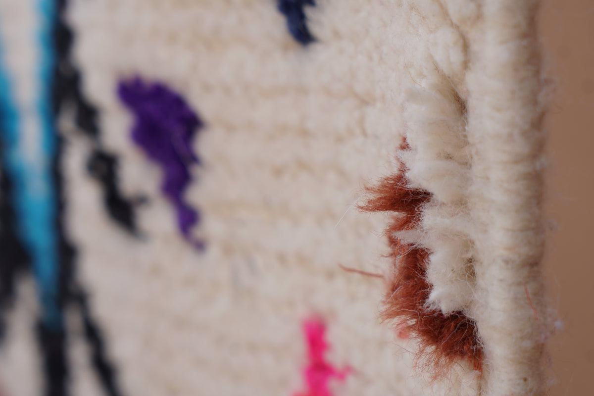 CONTEMPORARY BENI OURAIN RUG- MOROCCAN WOOL BERBER CARPET
