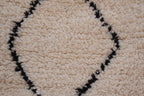 BENI OURAIN RUNNER RUG- HANDWOVEN MOROCCAN WOOL BERBER CARPET